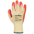 Orange - Back - Portwest A100 Latex Grip Gloves