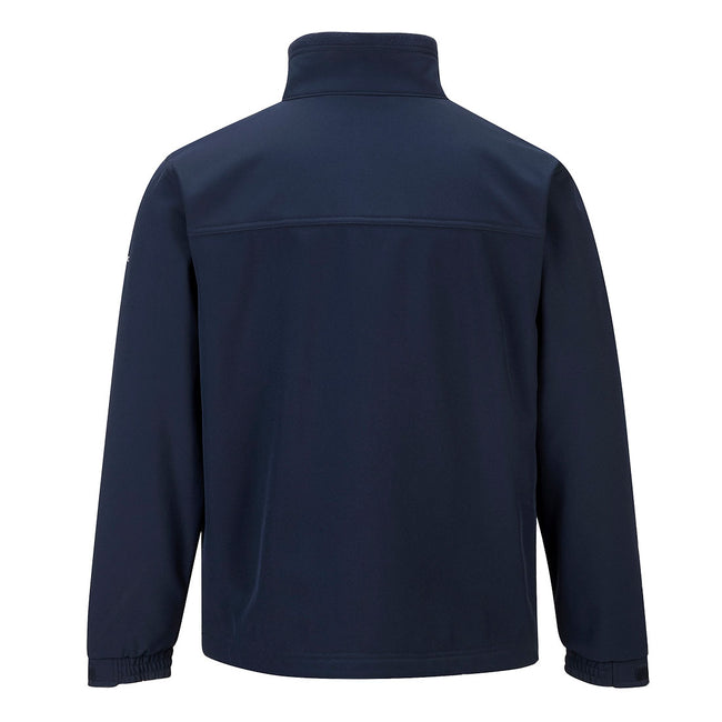 Navy - Back - Portwest Mens Soft Shell Jacket