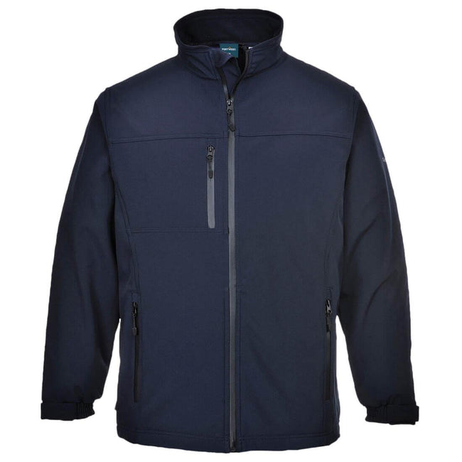 Dark Navy - Front - Portwest Mens Soft Shell Jacket