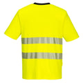 Yellow-Black - Back - Portwest Mens DX4 Hi-Vis T-Shirt