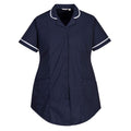 Navy - Front - Portwest Womens-Ladies Stretch Maternity Work Tunic