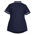 Navy - Back - Portwest Womens-Ladies Stretch Maternity Work Tunic