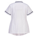 White - Back - Portwest Womens-Ladies Stretch Maternity Work Tunic