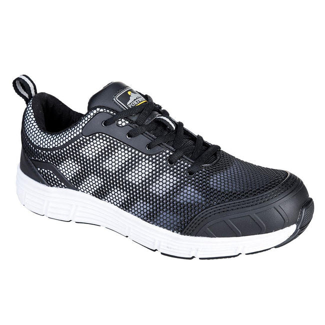 Black-White - Front - Portwest Mens Steelite Tove Safety Trainers