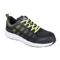 Black-Green - Front - Portwest Mens Steelite Tove Safety Trainers