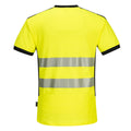 Yellow-Black - Back - Portwest Mens PW3 High-Vis T-Shirt