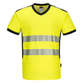 Yellow-Black - Front - Portwest Mens PW3 High-Vis T-Shirt