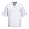 White - Front - Portwest Unisex Adult Short-Sleeved Baker´s Shirt