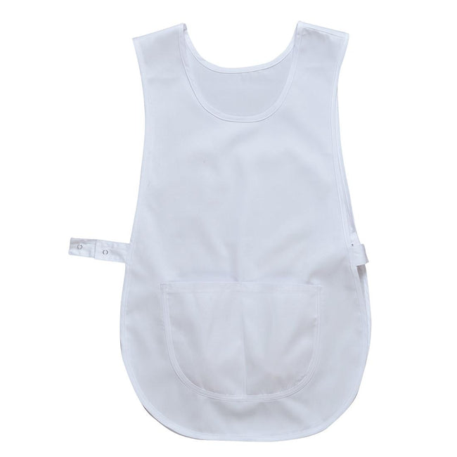White - Front - Portwest Unisex Adult Pocket Tabard