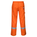 Orange - Back - Portwest Mens Bizflame Plus Work Trousers