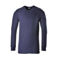 Navy - Front - Portwest Mens Thermal Long-Sleeved T-Shirt