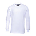 White - Front - Portwest Mens Thermal Long-Sleeved T-Shirt