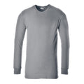 Grey - Front - Portwest Mens Thermal Long-Sleeved T-Shirt