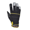 Black - Back - Portwest Unisex Adult Tradesman High Performance Gloves