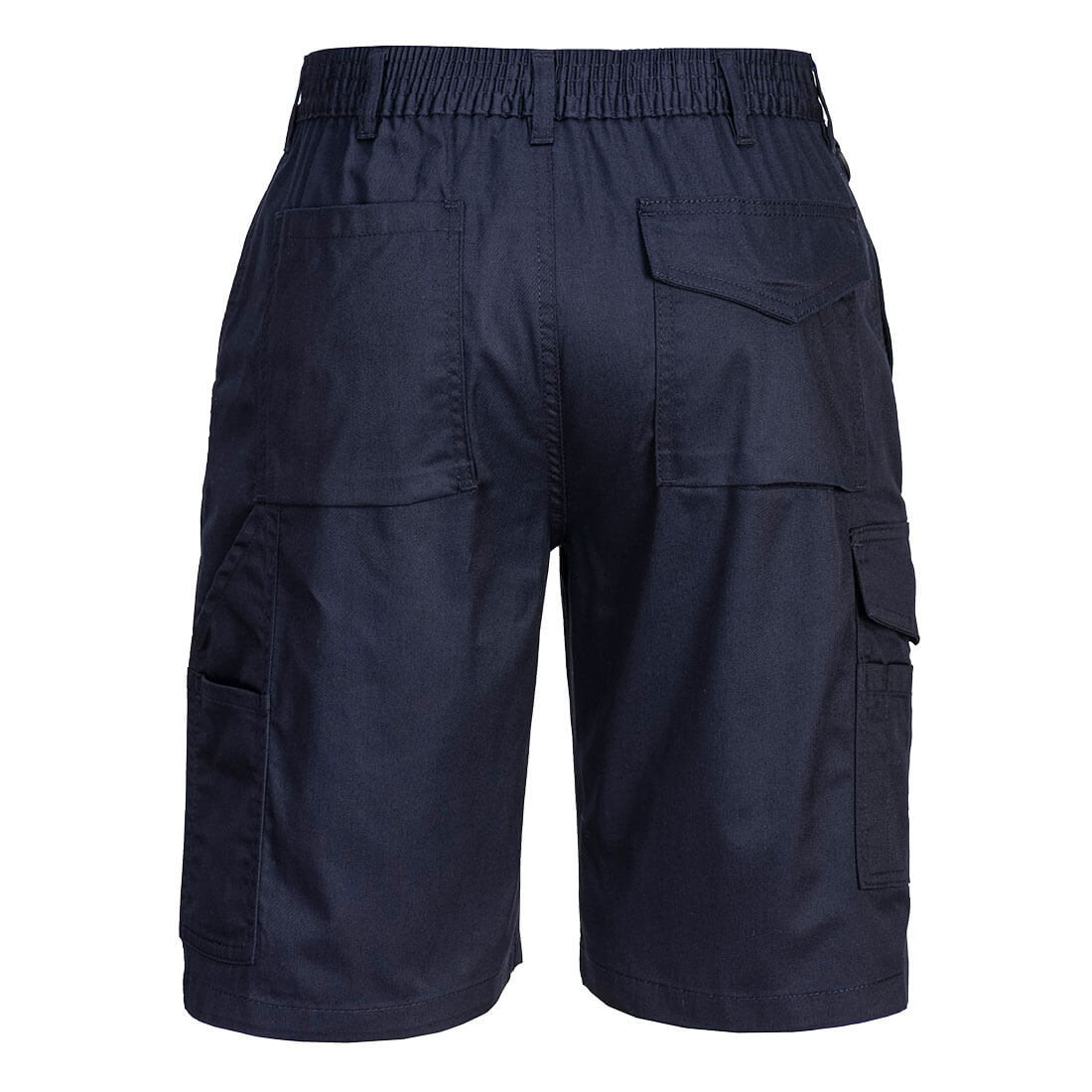 Navy - Back - Portwest Womens-Ladies Cargo Shorts