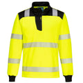 Yellow-Black - Front - Portwest Unisex Adult PW3 High-Vis Sweatshirt