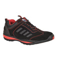 Red - Front - Portwest Mens Steelite Lusum Suede Safety Trainers