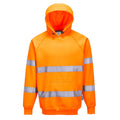 Orange - Front - Portwest Mens Hi-Vis Safety Hoodie