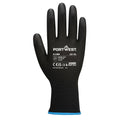 Black - Back - Portwest Unisex Adult Touch Screen Safety Gloves