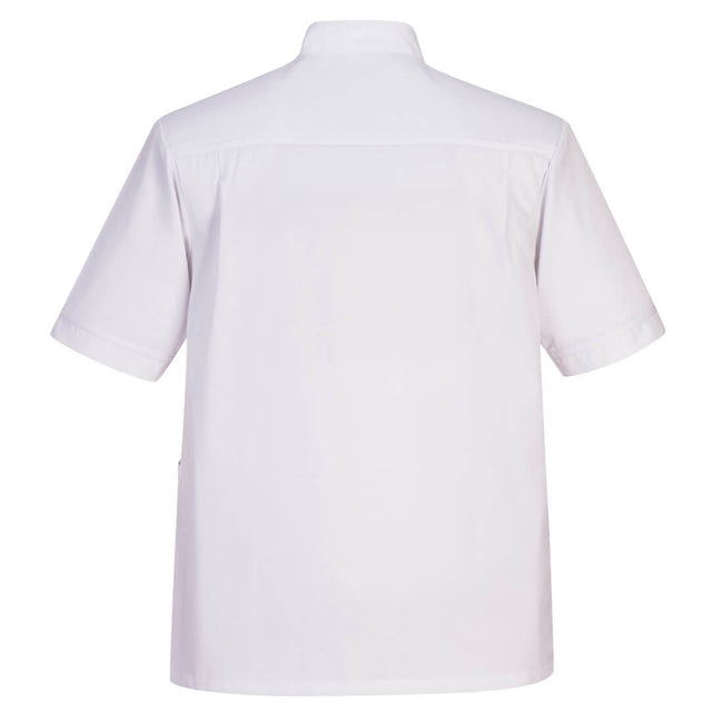 White - Back - Portwest Mens Medical Work Tunic