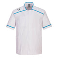 White-Aqua - Front - Portwest Mens Medical Work Tunic