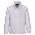 White - Front - Portwest Mens Aran Fleece Jacket