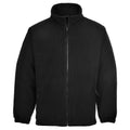 Black - Front - Portwest Mens Aran Fleece Jacket