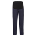 Dark Navy - Front - Portwest Womens-Ladies S234 Stretch Maternity Work Trousers