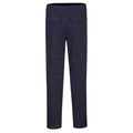 Dark Navy - Back - Portwest Womens-Ladies S234 Stretch Maternity Work Trousers