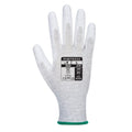 Grey - Back - Portwest Unisex Adult A199 PU Palm Grip Gloves