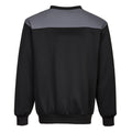 Black-Zoom Grey - Back - Portwest Mens PW2 Sweatshirt