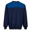 Navy-Royal Blue - Back - Portwest Mens PW2 Sweatshirt