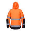 Orange-Black - Back - Portwest Mens Hi-Vis 3 In 1 Safety Jacket