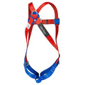 Red-Blue - Back - Portwest 1 Point Safety Harness