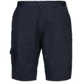 Navy - Front - Portwest Mens Combat Shorts