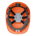 Orange - Back - Portwest Unisex Adult Endurance Safety Helmet Set