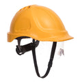 Yellow - Front - Portwest Unisex Adult Endurance Safety Helmet Set