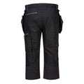 Black - Back - Portwest Mens KX3 Holster Pocket 3-4 Shorts