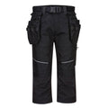 Black - Front - Portwest Mens KX3 Holster Pocket 3-4 Shorts
