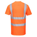 Orange - Back - Portwest Mens Hi-Vis Safety T-Shirt
