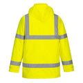 Yellow - Back - Portwest Mens Hi-Vis Winter Traffic Jacket