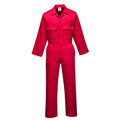 Red - Front - Portwest Unisex Adult Euro Work Overalls