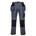Zoom Grey-Black - Front - Portwest Mens PW3 Holster Pocket Work Trousers