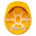 Yellow - Back - Portwest Unisex Adult Wear to Work Safety Helmet