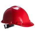 Red - Front - Portwest Expertbase Safety Helmet