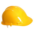 Yellow - Front - Portwest Expertbase Safety Helmet