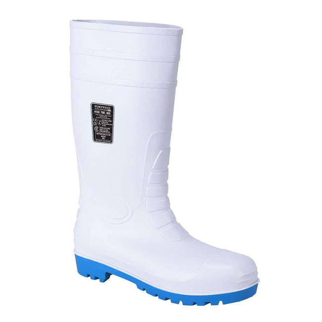 White - Front - Portwest Mens Total Safety Wellington Boots
