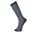 Grey - Front - Portwest Unisex Adult Work Socks (Pack of 3)