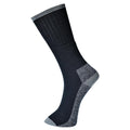 Black - Front - Portwest Unisex Adult Work Socks (Pack of 3)