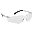 Clear - Front - Portwest Pan View Safety Glasses